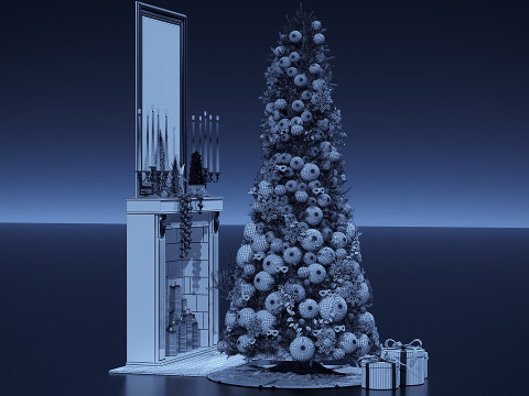 크리스마스 장식 04 3D 모델