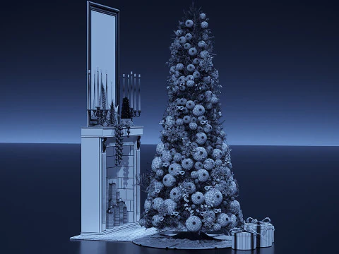 Christmas Decor 04 3D Model