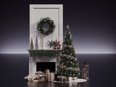 Різдвяний декор 12 3D Модель