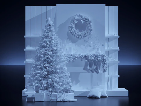 Christmas Decor 13 3D Model