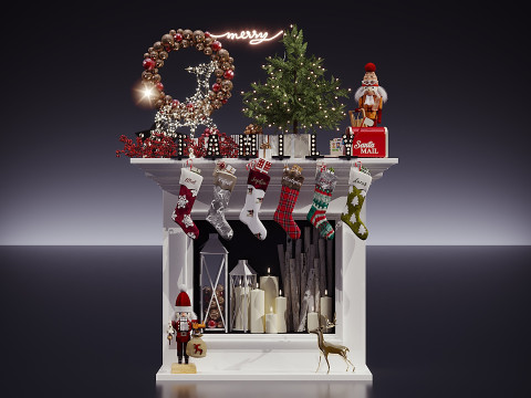 Рождественский декор 15 3D Модель