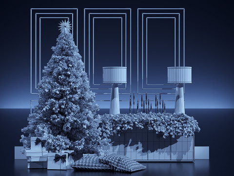 Christmas Decor 18 3D Model