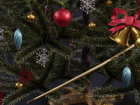 Різдвяний декор 21 3D Модель