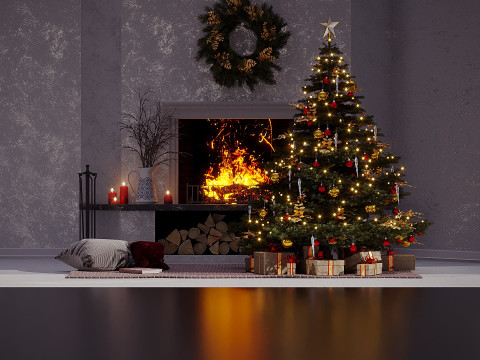 Рождественский декор 24 3D Модель