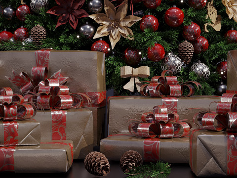 クリスマスデコレーション25 3Dモデル