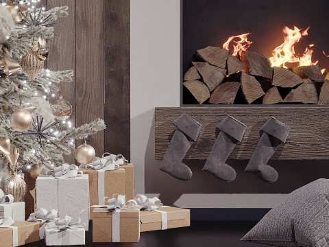 Dekoracje świąteczne 27 Model 3D