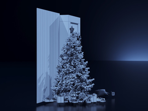 Dekoracje świąteczne 27 Model 3D