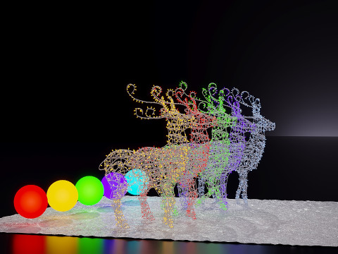 Рождественский декор 29 3D Модель