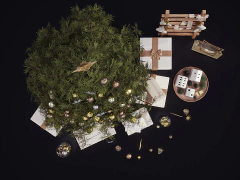 Christmas decor 30 3D Model
