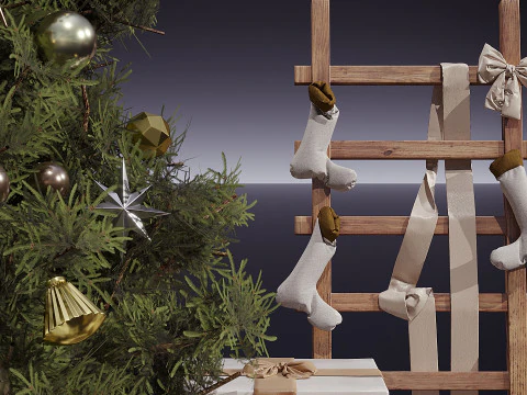 Christmas decor 30 3D Model