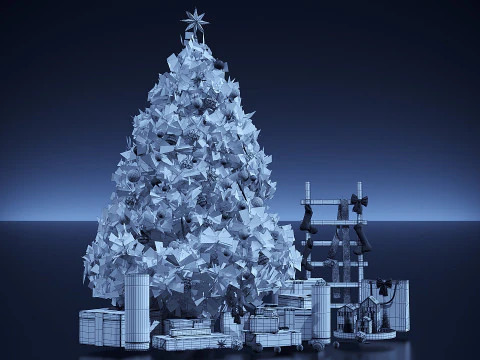 Christmas decor 30 3D Model