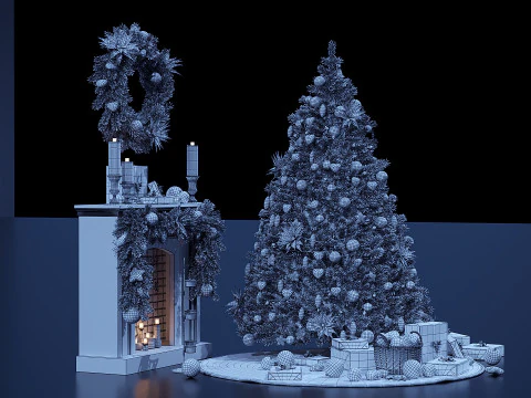 Christmas decor 5 3D Model