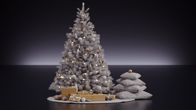 Різдвяний декор 6 3D Модель .c4d .max .obj .3ds .fbx .stl .blend 