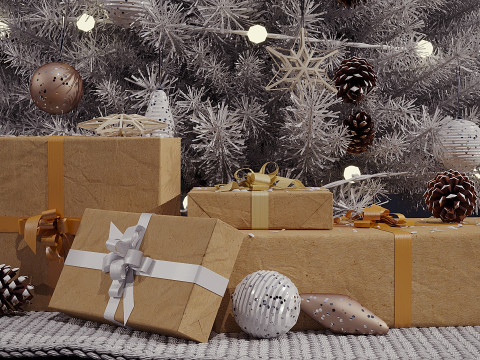 Різдвяний декор 6 3D Модель