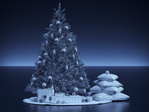Різдвяний декор 6 3D Модель