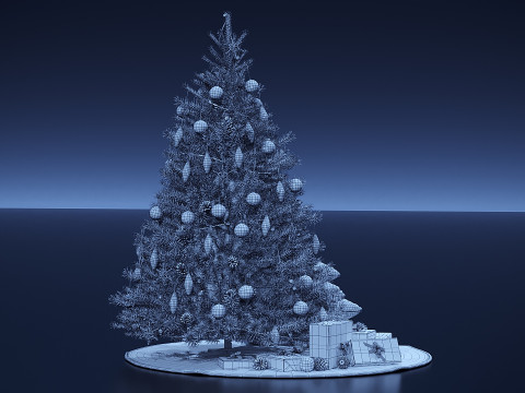 Різдвяний декор 6 3D Модель