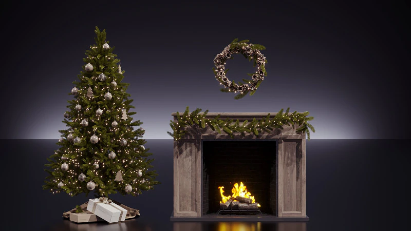 Decorazioni natalizie 7 Modello 3D .c4d .max .obj .3ds .fbx .stl .blend 