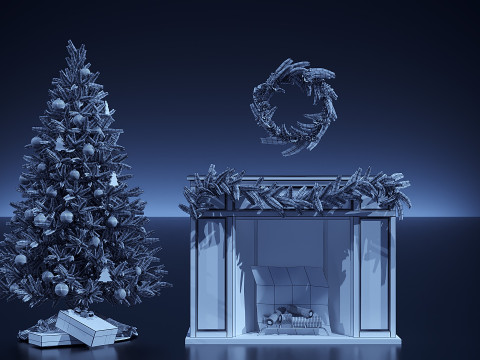 Dekorasi Natal 7 Model 3D