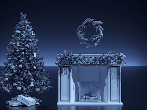 Decorazioni natalizie 7 Modello 3D