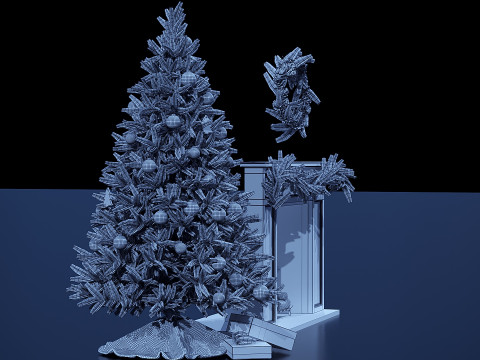 Dekorasi Natal 7 Model 3D