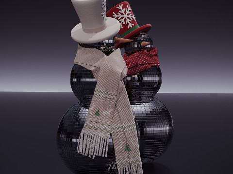 Dekoracje świąteczne 08 Model 3D