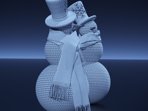 Dekoracje świąteczne 08 Model 3D