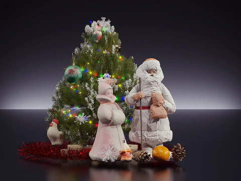 Kerstdecoratie 09 3D Model