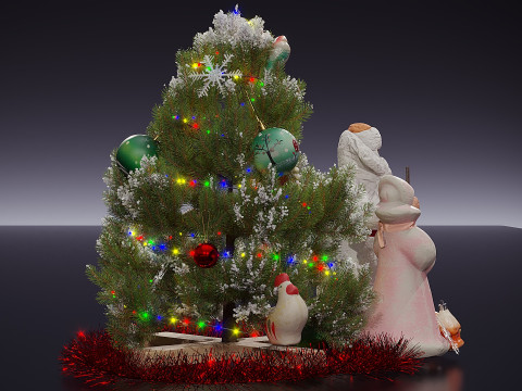 Dekorasi Natal 09 Model 3D