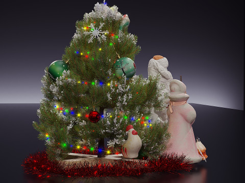 Dekorasi Natal 09 Model 3D