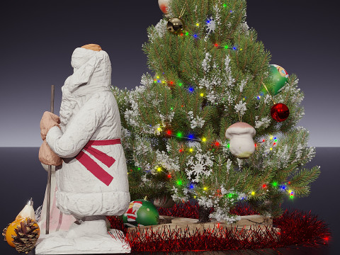 Dekorasi Natal 09 Model 3D