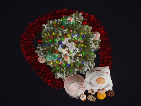 Dekorasi Natal 09 Model 3D