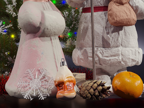 Dekorasi Natal 09 Model 3D