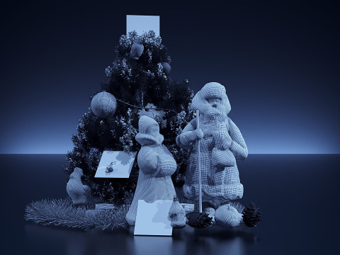 Dekorasi Natal 09 Model 3D