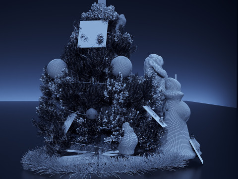 Dekorasi Natal 09 Model 3D