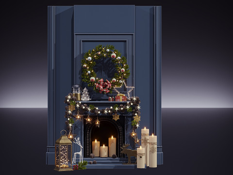 Рождественский декор 10 3D Модель