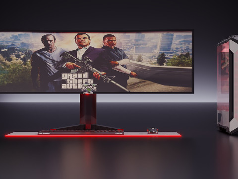 Kolekcja gier Asusa Model 3D