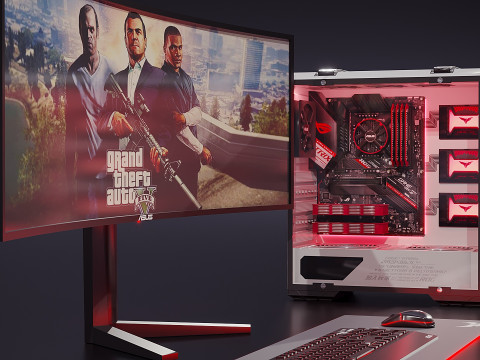 Collection de jeux Asus Modèle 3D