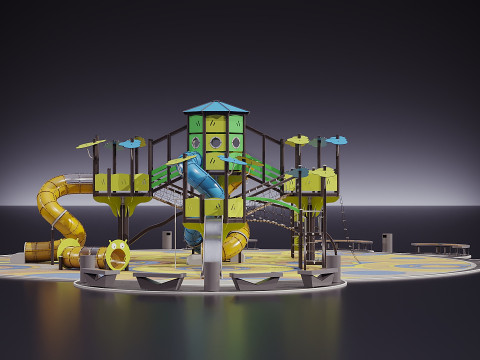 बड़ा खेल का मैदान 3D मॉडल