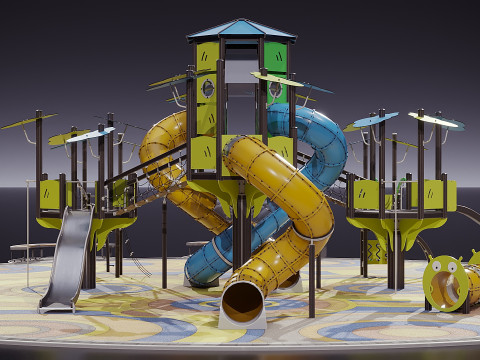 बड़ा खेल का मैदान 3D मॉडल