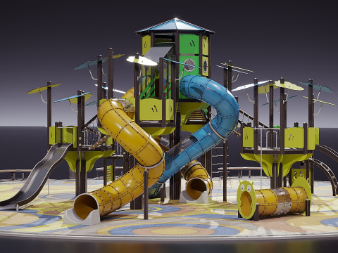 बड़ा खेल का मैदान 3D मॉडल