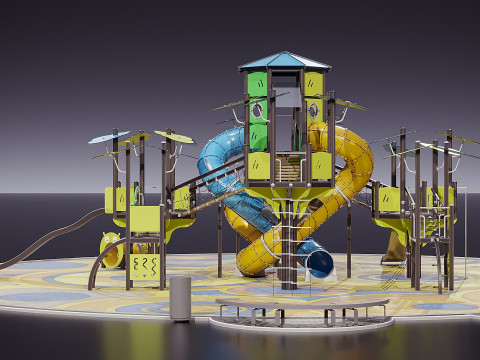 बड़ा खेल का मैदान 3D मॉडल