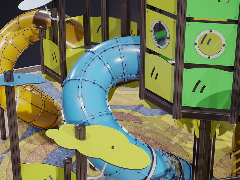 बड़ा खेल का मैदान 3D मॉडल