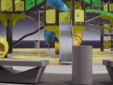 बड़ा खेल का मैदान 3D मॉडल