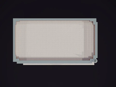 Brick building 3D Model