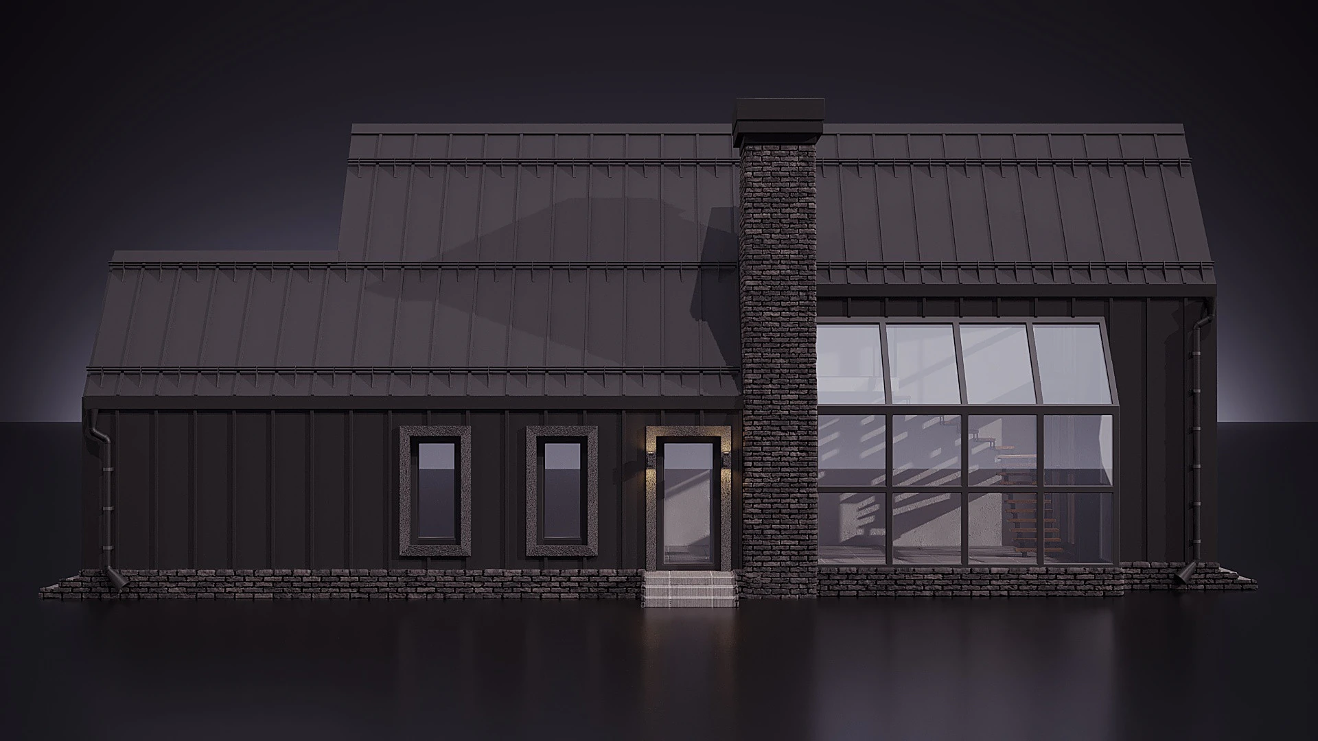 Burnhouse 00 3D Model .c4d .max .obj .3ds .fbx .stl .blend 