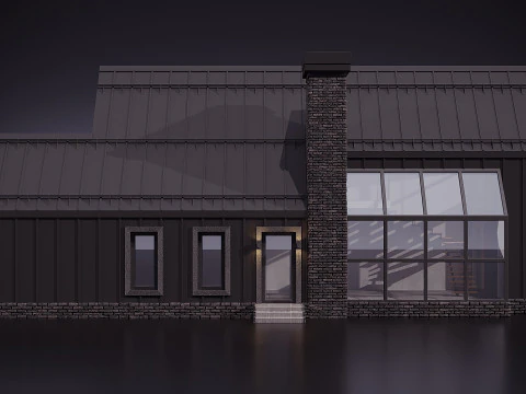 Casa Bruciata 00 Modello 3D