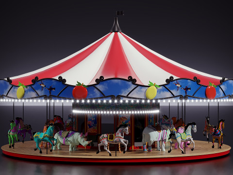 Carrousel 3D Model