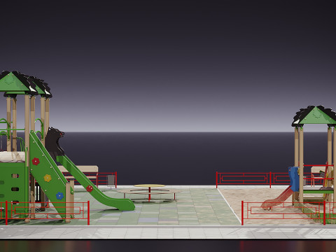 Plac zabaw dla dzieci Model 3D