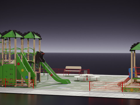 Plac zabaw dla dzieci Model 3D