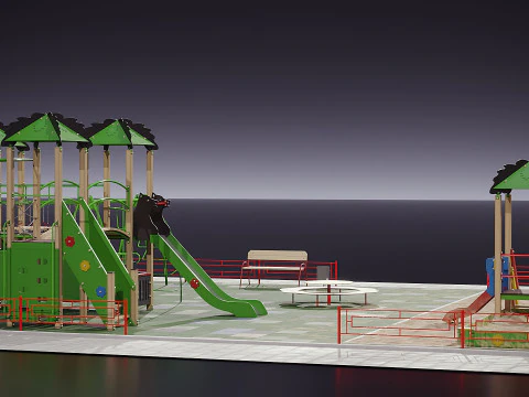 Children Playground 3D Model